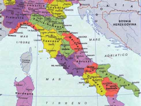 regioni e capuluoghi d'italia